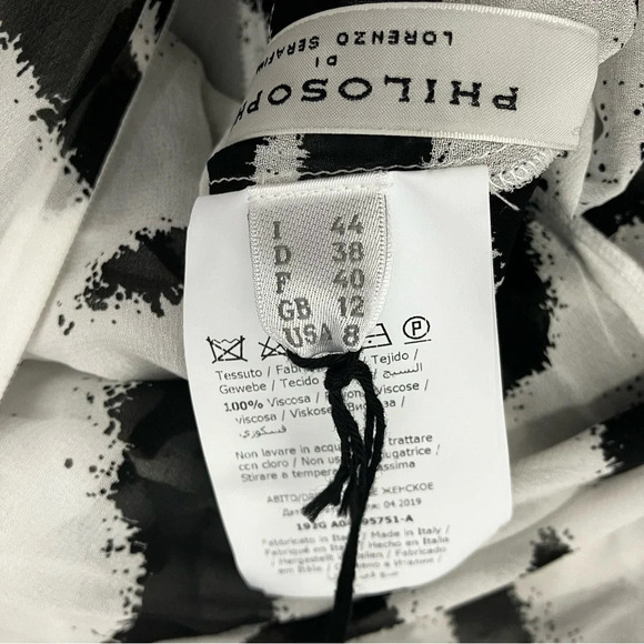 New Philosophy Di Lorenzo Serafini Zebra Dress - Picture 11 of 15